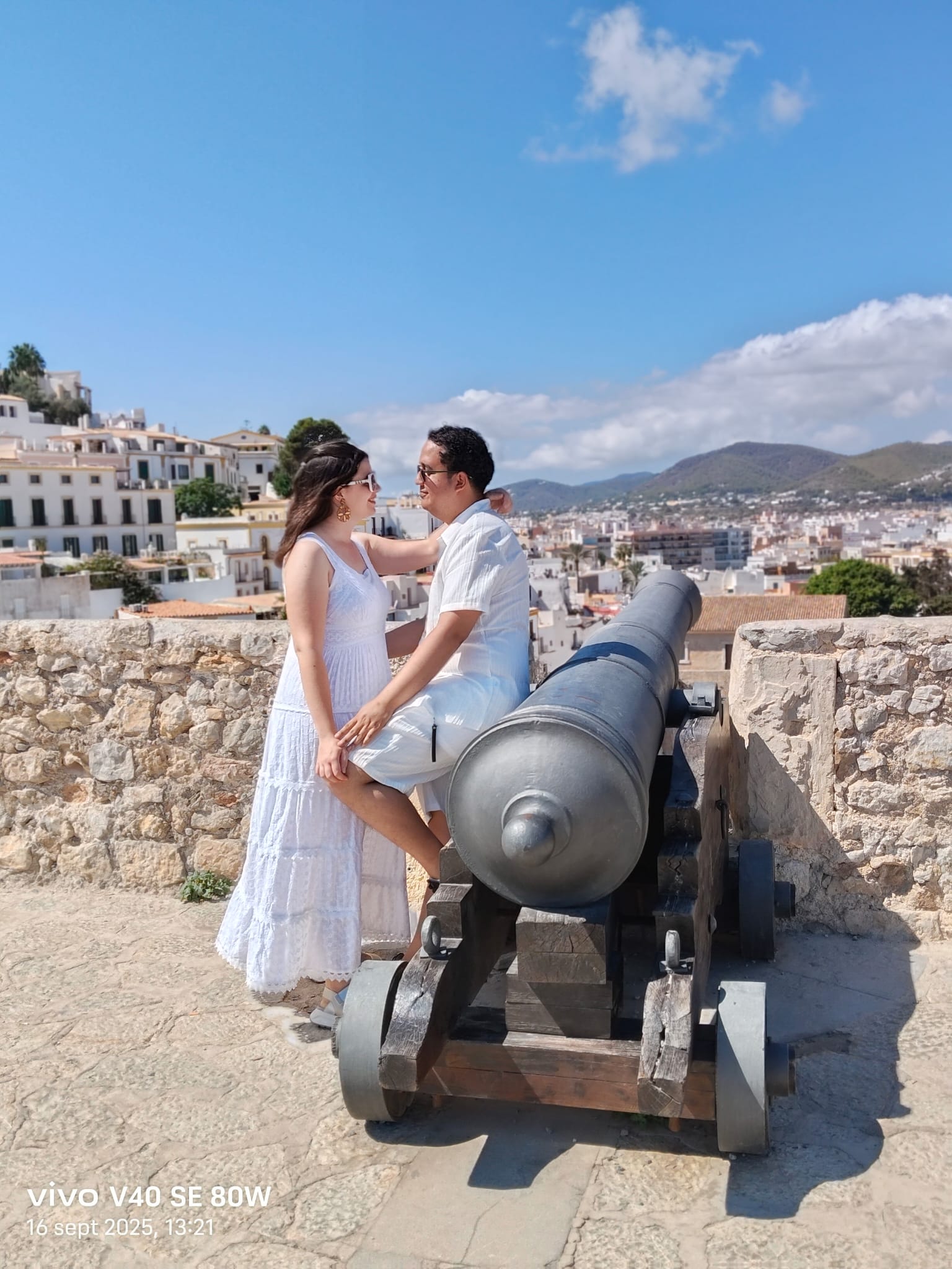 Nuria y Johanson en el cañón